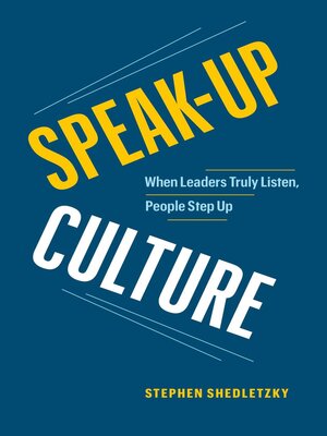 cover image of Speak-Up Culture